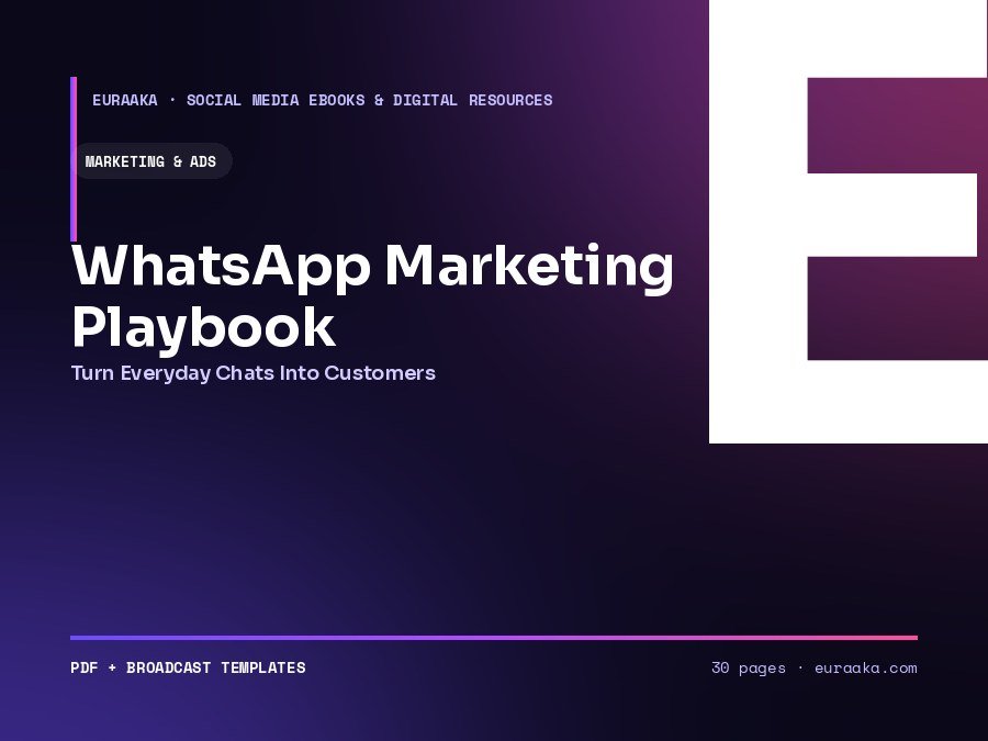 WhatsApp Marketing Playbook